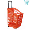 Пластиковая покупательская корзина-тележка - B65 Smooth Basket