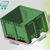 Пластиковый крупногабаритный контейнер (бокс) Big Box 550 F